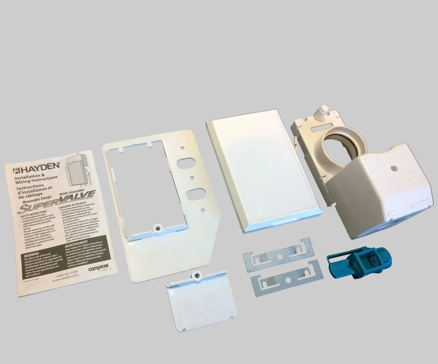 SuperValve Inlet Valve Kit for 110 Volt Built In Power - White